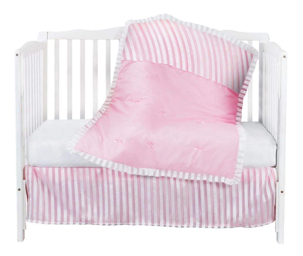 Candy Striped Crib Bedding - Image 5