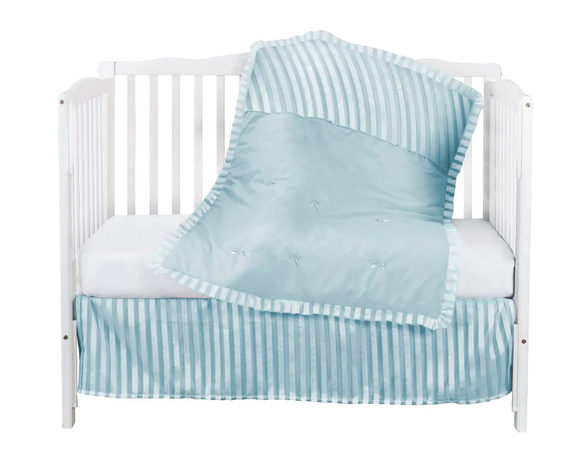Candy Striped Crib Bedding - Image 7