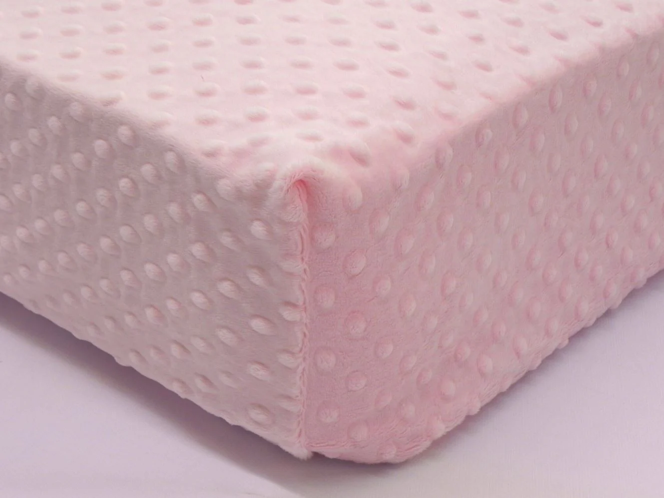 Crib Sheet Set of 12 Minky Dot - Image 6