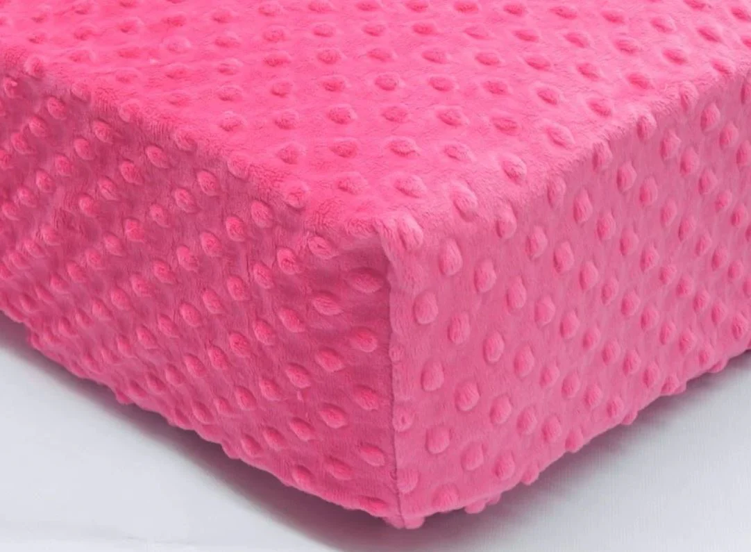 Crib Sheet Set of 12 Minky Dot - Image 7