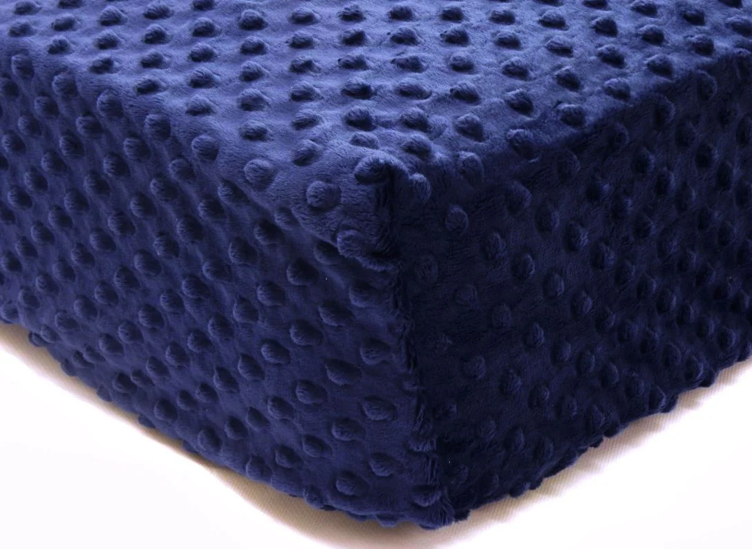 Moses Basket Sheet Set of 12 Minky Dot - Image 8