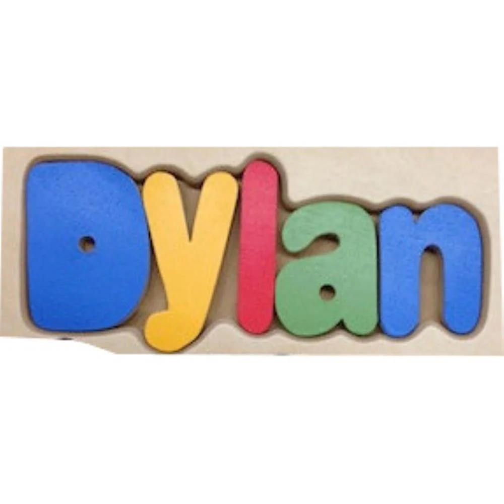 Personalized Name Puzzle Step Stool Sea Creatures - Image 3