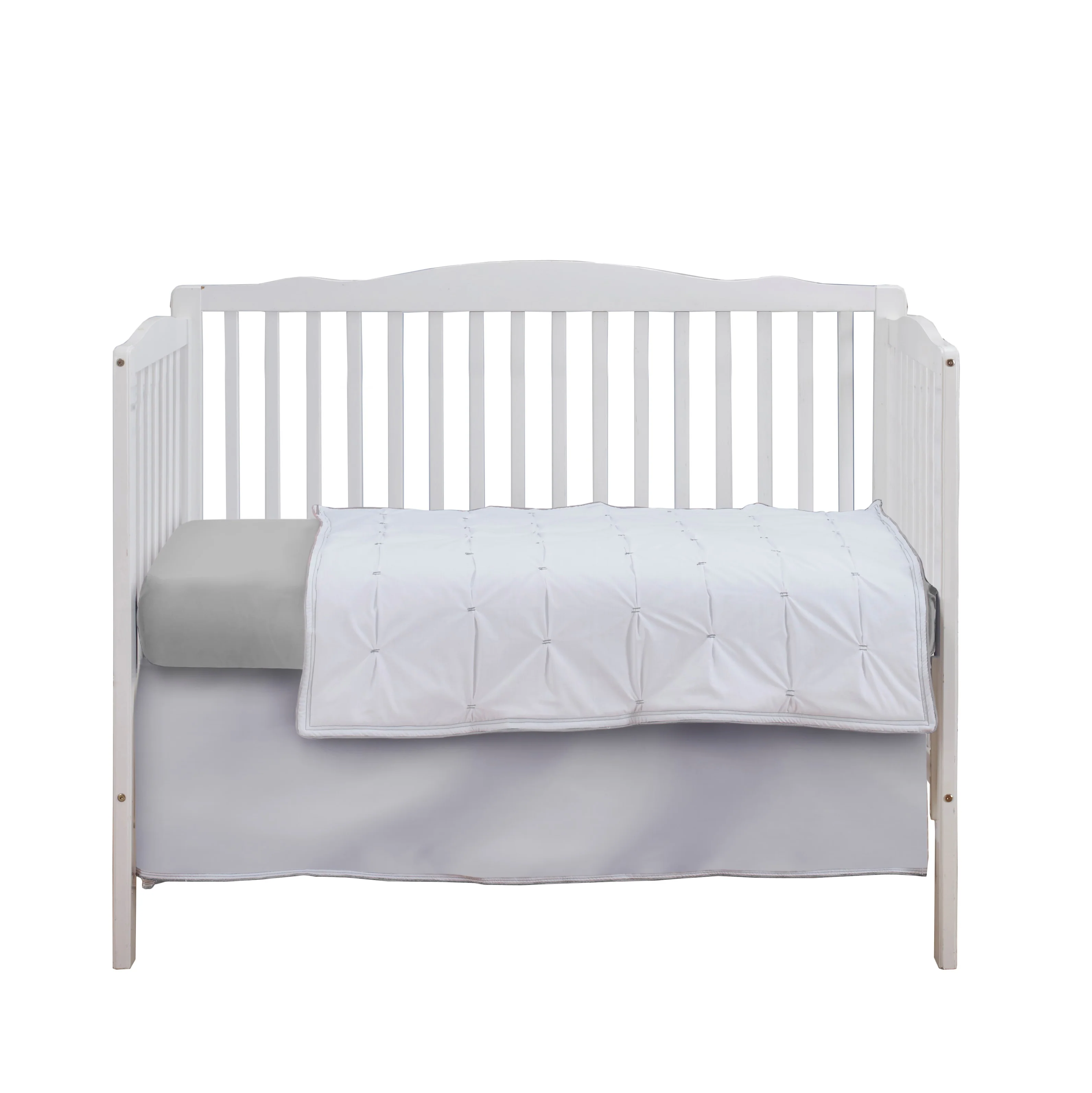 Pin Tuck Crib Bedding Set - Image 4