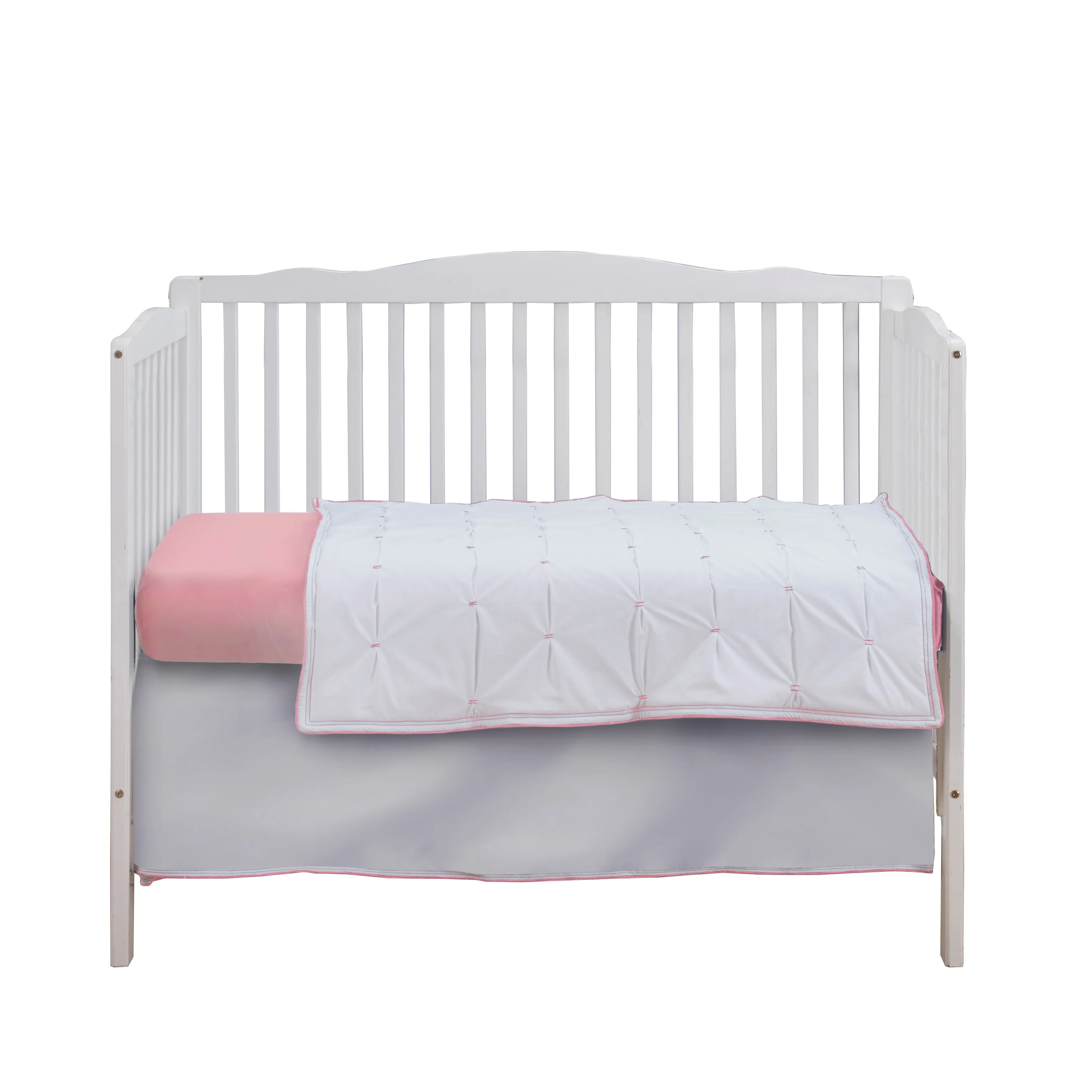 Pin Tuck Crib Bedding Set - Image 8