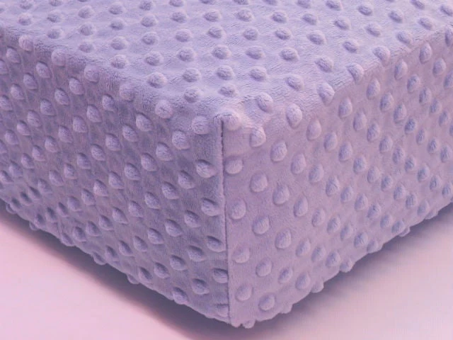 Play Yard Sheet Set of 12 Minky Dot - Image 7