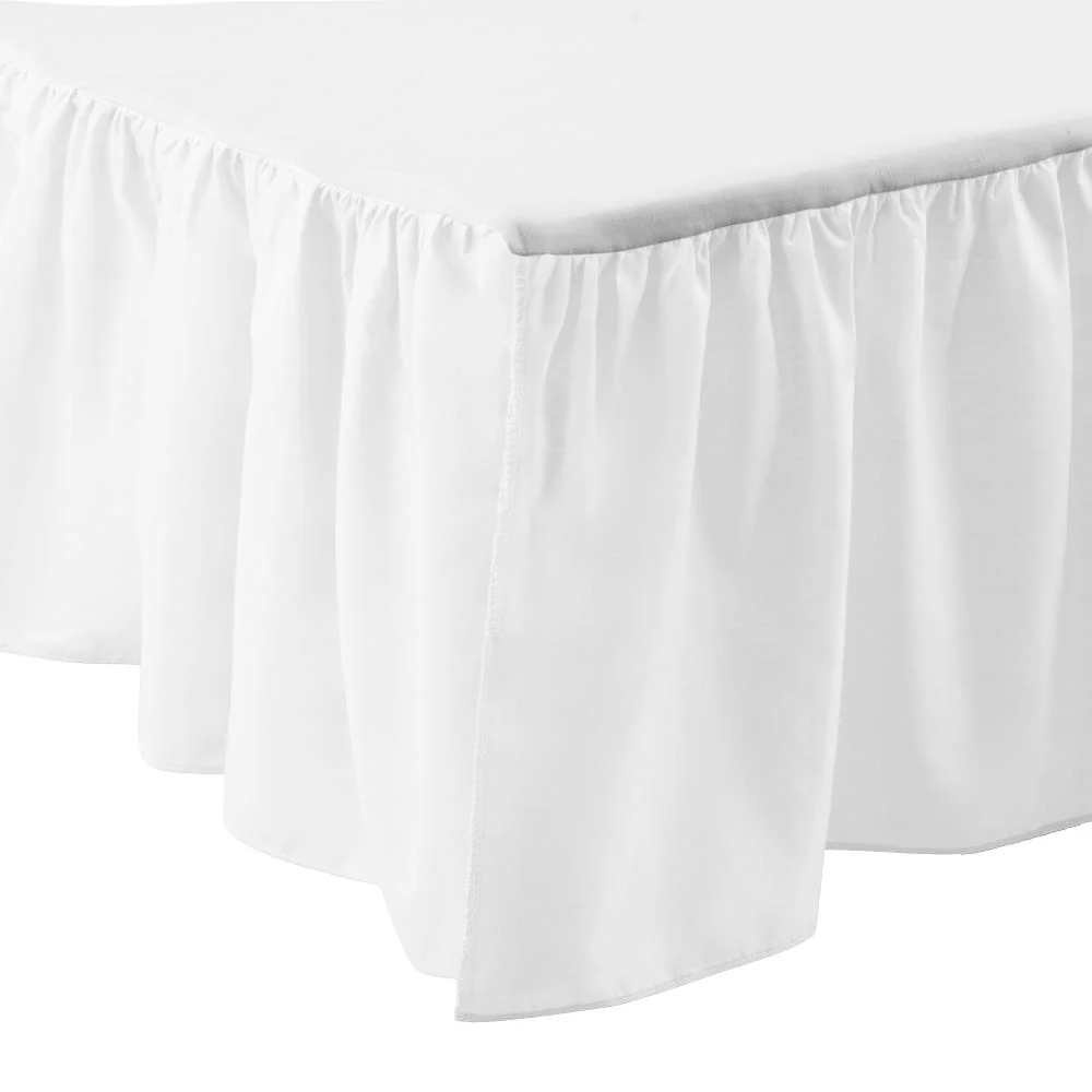 Poly Cotton Mini Crib Dust Ruffle - Image 6