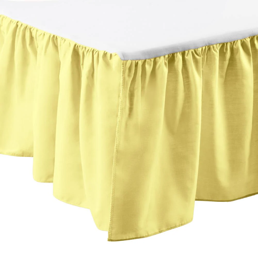 Poly Cotton Mini Crib Dust Ruffle - Image 8